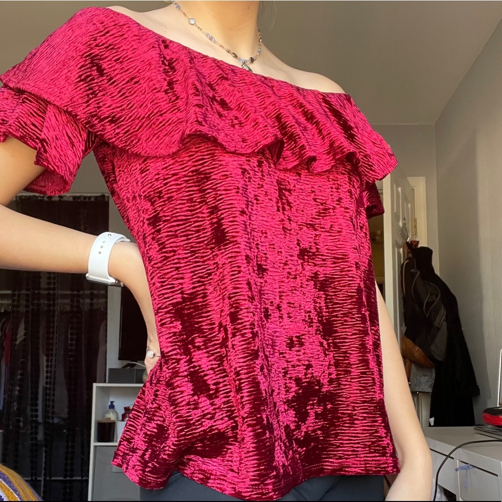 Velvet Off-shoulder
